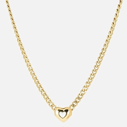 Zag Bijoux 24K Gold Plated Stainless Steel Surgical Necklace/ SNS23022-01SEL