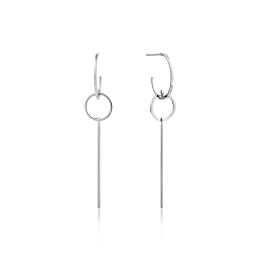 MODERN SOLID DROP EARRINGS