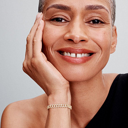 PANDORA Timeless 14K Gold Plated Silver Bracelet/ 563008C01-16