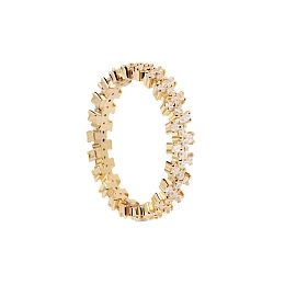 PDPAOLA 18K Gold Plated Silver Ring/ AN01-670-12