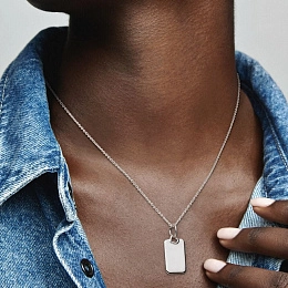 PANDORA Moments Silver Pendant/ 398611C00
