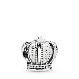 Crown silver charm
