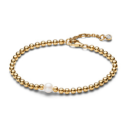 PANDORA Timeless 14K Gold Plated Silver Bracelet/ 563173C01-18