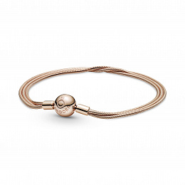 Multi snake chain Pandora Rose bracelet /589338C00-18