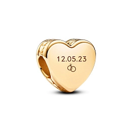 PANDORA Moments 14K Gold Plated Silver Charm/ 762015C00