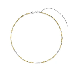 Ti Sento Gold Plated Silver Necklace/ 34088ZY-42