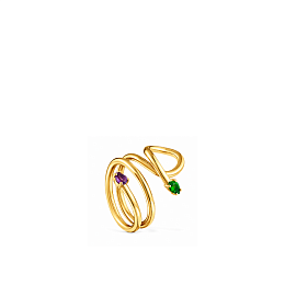 TOUS 18K Gold Plated Ring/ 1004612414