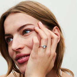 Engravable sterling silver ring