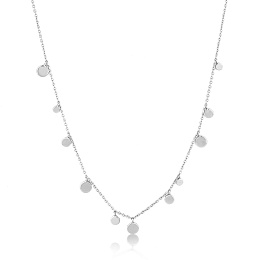 GEOMETRY MIXED DISCS NECKLACE