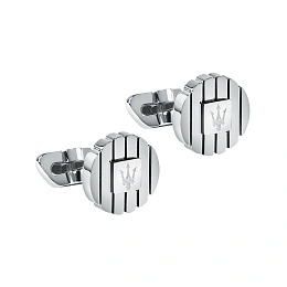 Maserati Stainless Steel Cufflinks/ JM5249JD01