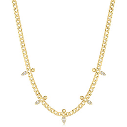Ania Haie 14K Ոսկեպատ Արծաթյա Վզնոց/ N053-07G