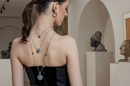 Silver Necklace "Khach"/CD037