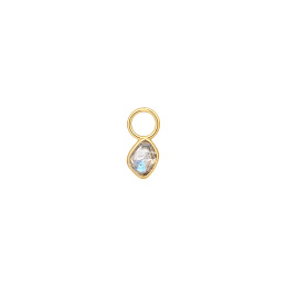 Gold Labradorite Earring Charm