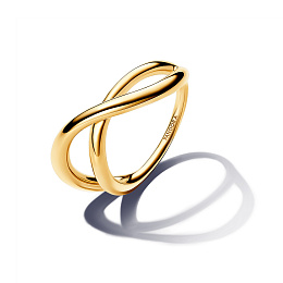 PANDORA Essence 14K Gold Plated Silver Ring/ 163318C00-56
