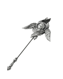 Silver Brooch "Shurishkan"/CD0891