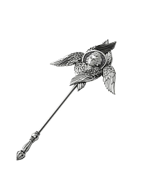 Silver Brooch "Shurishkan"/CD0891
