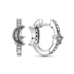 PANDORA Moments Silver Earring/ 299152C01