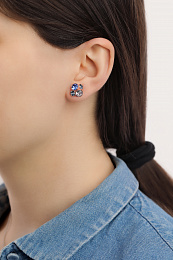 Lynda: Jewel Cluster Stud Earring