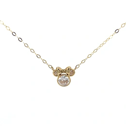 Disney Children's 9K Gold Necklace/ NG001APRL