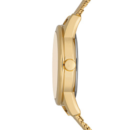 ESPRIT Women Watch, Gold Color Case, Champagne Dial, Gold Color Mesh Bracelet, 3 Hands, 3 ATM