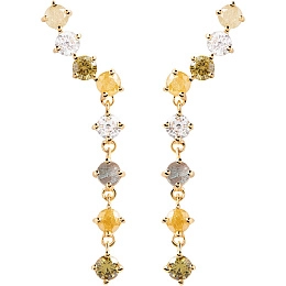 PDPAOLA 18K Gold Plated Silver Earring/ AR01-542-U