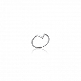 RING SILVER 925 RHODIUM PLATED
