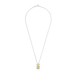 TOUS Серебряное ожерелье с позолотой 18K/1004098300