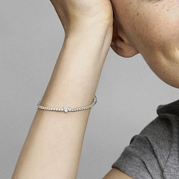 PANDORA Moments Silver Bracelet/ 590041C01-16