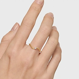 TOUS 18K Gold Ring/ 1004344414