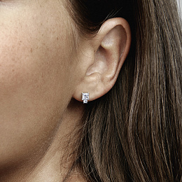 PANDORA Moments Silver Earring/ 290036C01