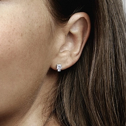 PANDORA Moments Silver Earring/ 290036C01