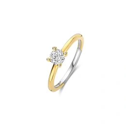 Ti Sento Gold Plated Silver Ring/ 12367ZY-54