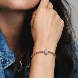 PANDORA Moments 14K Վարդագույն ոսկու պատվածքով Արծաթյա Չարմ/ 782820C01