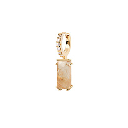 PDPAOLA 18K Gold Plated Silver Single Earring/ PG01-689-U