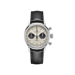 Intra-matic Chronograph H - Silver dial - Black st