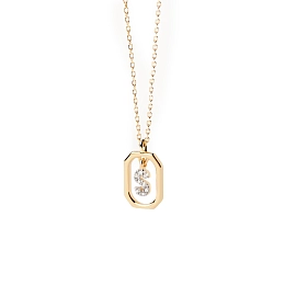 PDPAOLA 14K Gold Plated Silver Necklace/ CO01-530-U