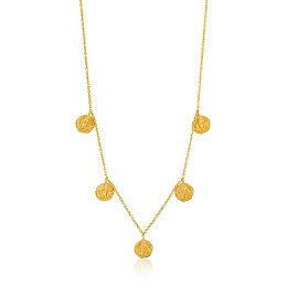 Ania Haie 14K Ոսկեպատ Արծաթյա Վզնոց/ N009-07G