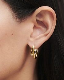 PDPAOLA 18K Gold Plated Earring/AR01-E04-U