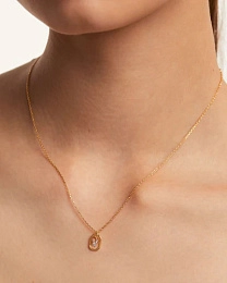 PDPAOLA 18K Gold Plated Silver Necklace/ CO01-533-U