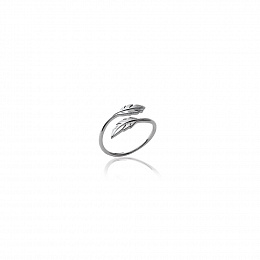 RING SILVER 925 RHODIUM PLATED