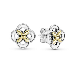 PANDORA Moments Silver Earring/ 299349C00