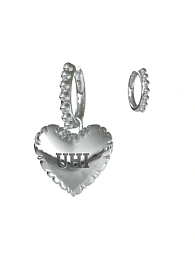 Balloon Heart Արծաթյա Ականջօղ Մեծ Չափ/ VAL07