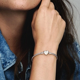 PANDORA Moments Silver Bracelet/ 599206C00-16