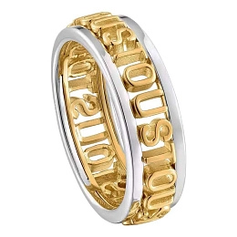 TOUS 18K Gold plated Silver Ring/ 311125501