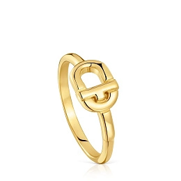 TOUS 18K Gold plated Silver Ring/ 1004107812