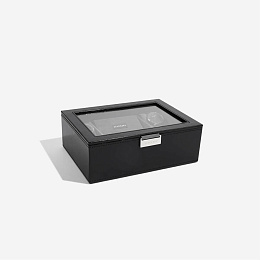 Black & Grey 8pc Watch Box