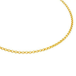 18KT GOLD CHOKER CHAIN 42CM