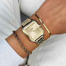 Gracieuse Watch Steel, Gold Colour