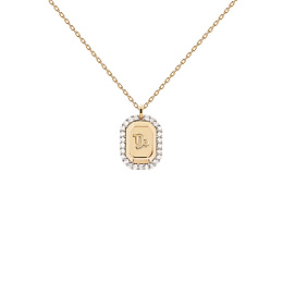 PDPAOLA 18K Gold Plated Silver Necklace/ CO01-577-U