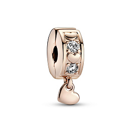 PANDORA Moments 14K Վարդագույն ոսկու պատվածքով Արծաթյա Չարմ/ 782253C01